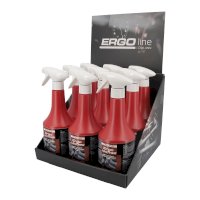 Lot de 9 nettoyants désincrustant cuir ERGO LEATHER avec présentoir